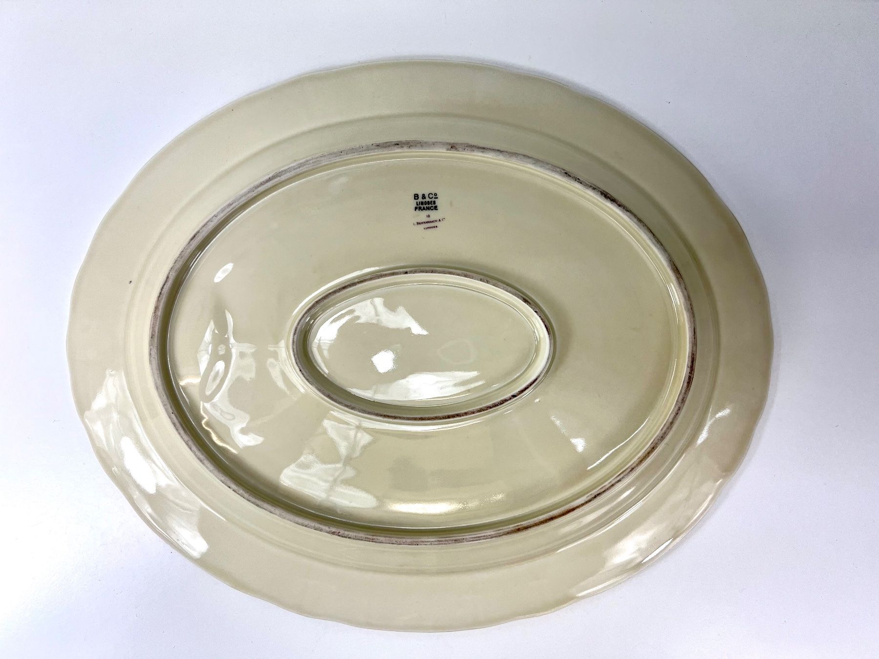 Servierplatten: LIMOGES Servierschale Blumenmuster Antik – Gebraucht aus Zürich von Arche_Brockenhaus 6