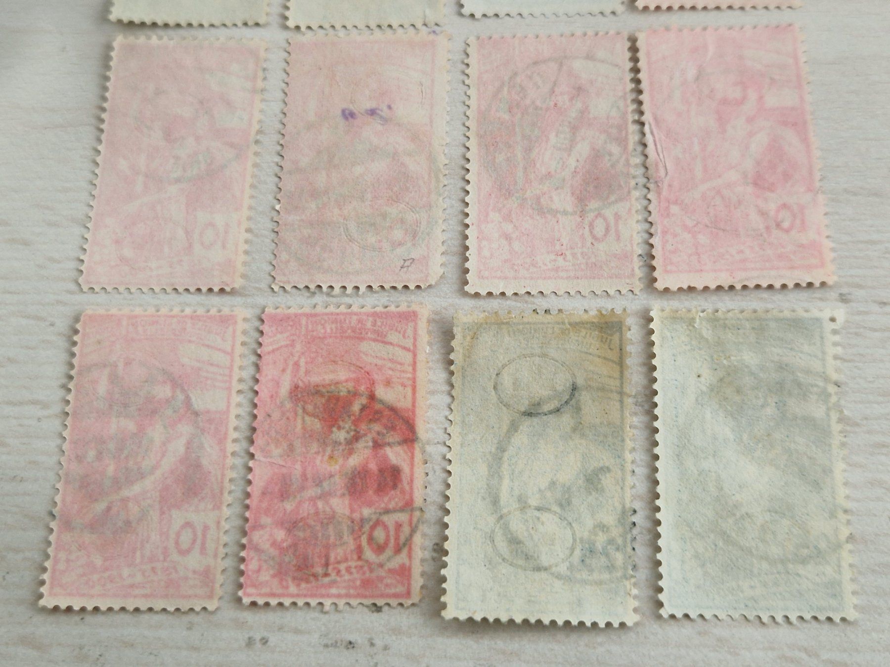 Alle Briefmarken: Ansammlung UPU, ab 1.- – Gebraucht aus Burgdorf von Glossy01 9