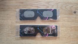2 Stück Sonnenfinsternis Brille