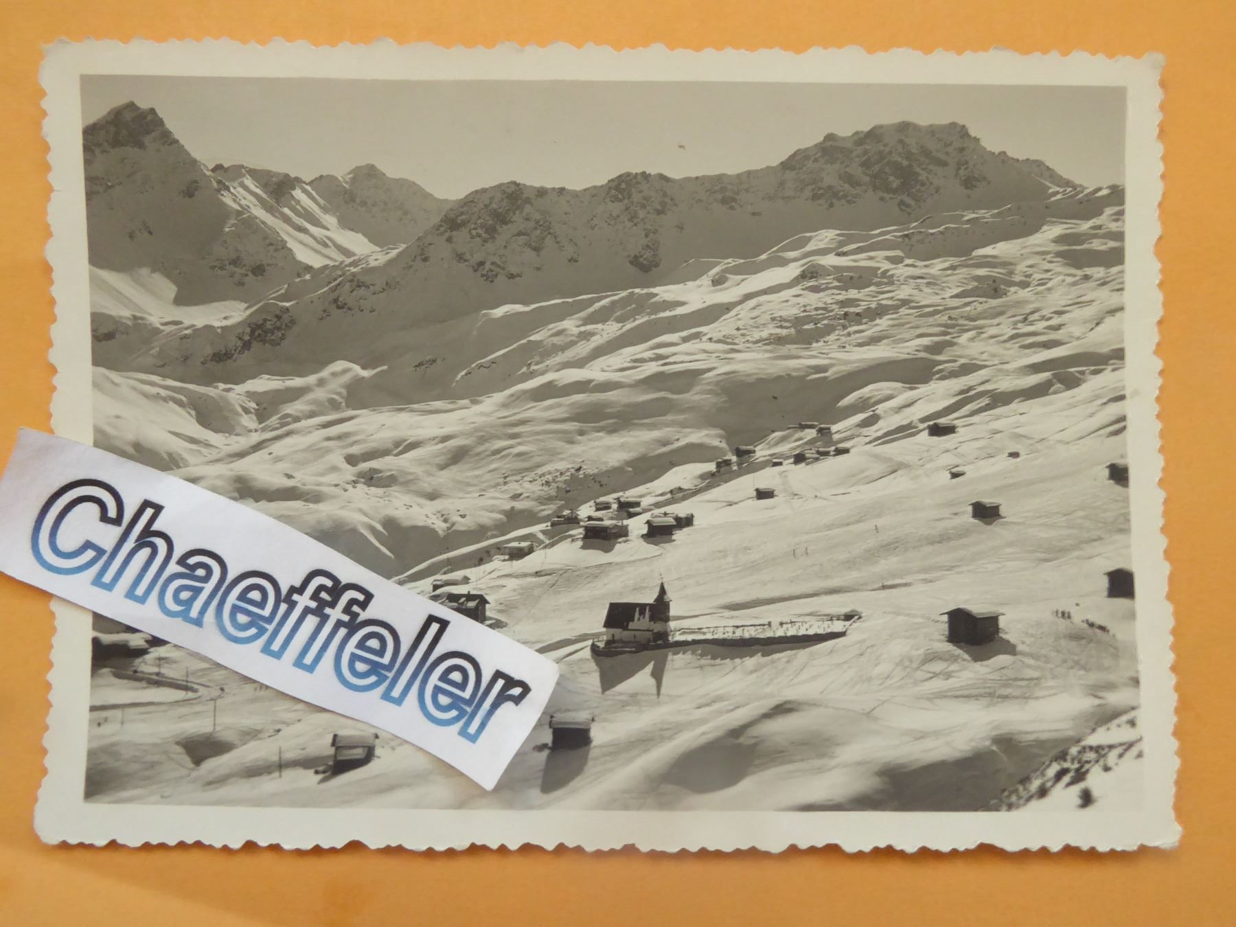 Ansichtskarten: 1935  1296 Inner-Arosa mit Bergkirchlein – Gebraucht aus Zürich von Chaeffeler