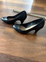 Leder Pumps schwarz, zeitlos Gr. 37, Roberto Santini, Schuhe