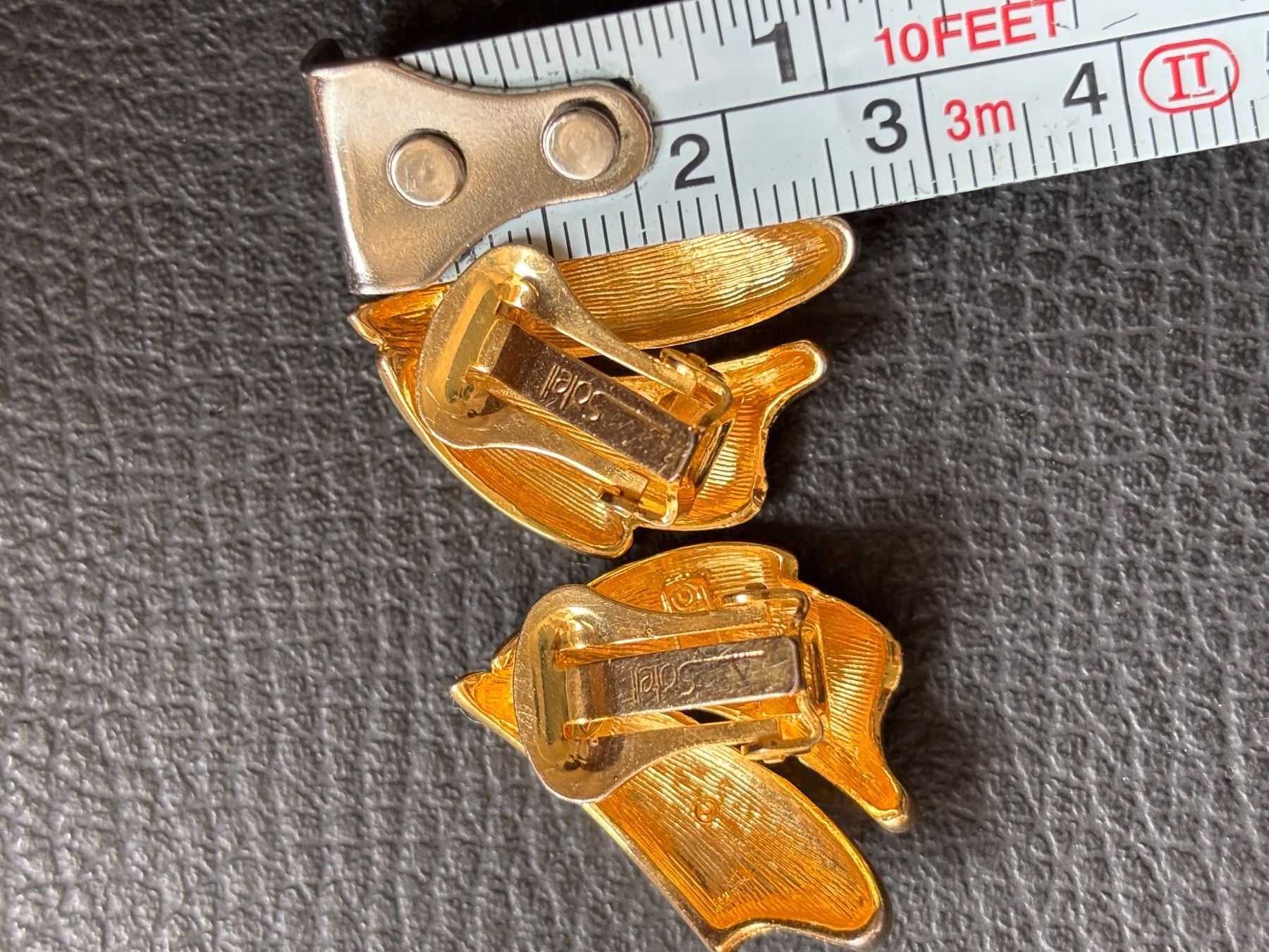 Ohrringe & -stecker: Boucles d'oreilles clip signe SOLEIL dorées – Gebraucht aus Peseux von Cresus27 6