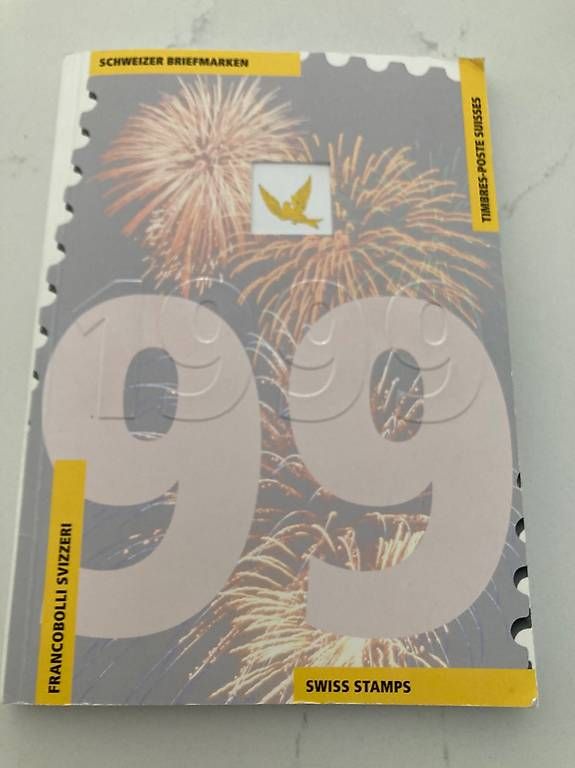 Album: Jahrbuch Schweizer Briefmarken 1999 – Nuovo e nell'imballaggio originale da Oberegg venduto da Modetrend1a