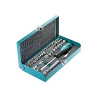 TECHNOCRAFT Bits + Steckschlüsselsatz, 57-tlg. - 663427
