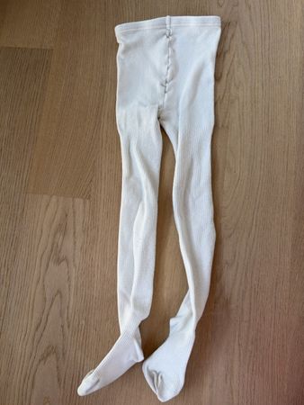 Uniqlo Strumpfhose HEATTECH weiss Grösse 7-8 Jahre