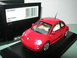 VW Beetle rot * Minichamps 1:43