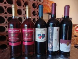 5 Fl. diverse italienische Weine aus Kellerfund