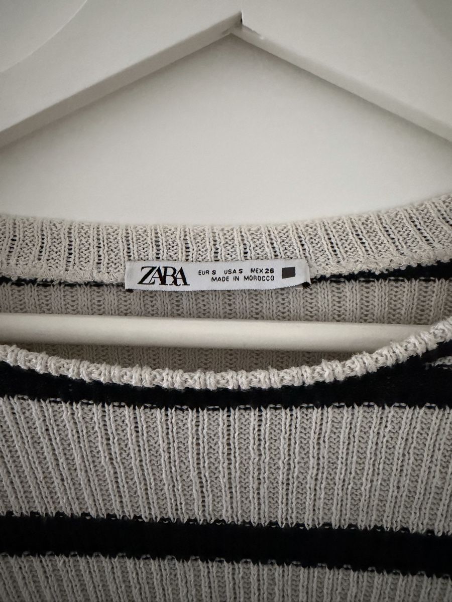 Zara Pullover & Sweatshirts: ZARA Striped Knit Crop Top - Size S – Gebraucht aus St. Gallen von kka_l9wg 1