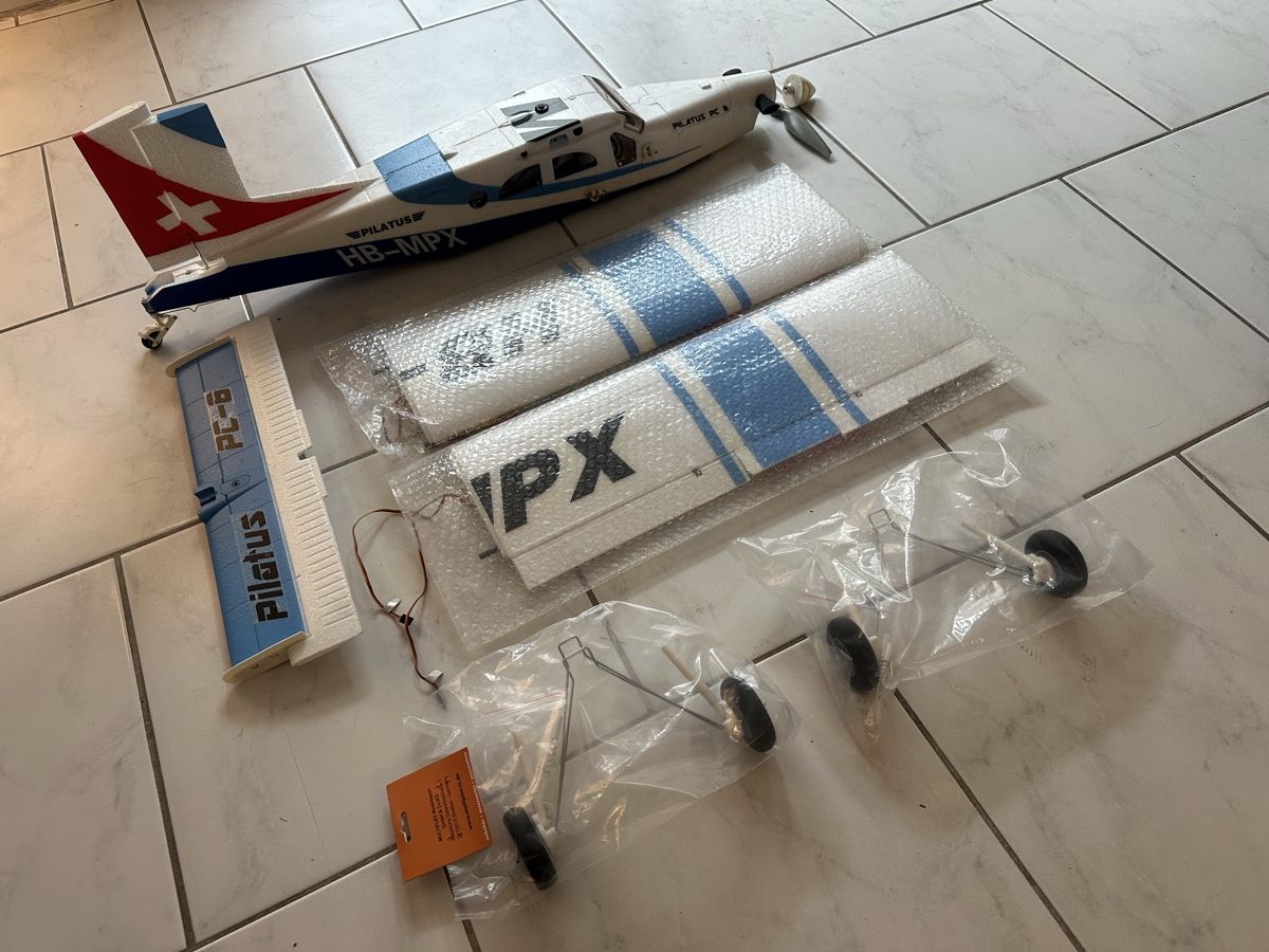 Multiplex Modellismo RC: Multiplex Pilatus PC6 gebraucht – Usato da Winterthur venduto da tschile 2