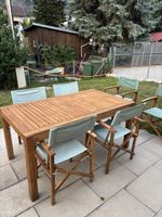 Gartentisch inkl. 6stühle ausziehbar 160/200 Tisch 