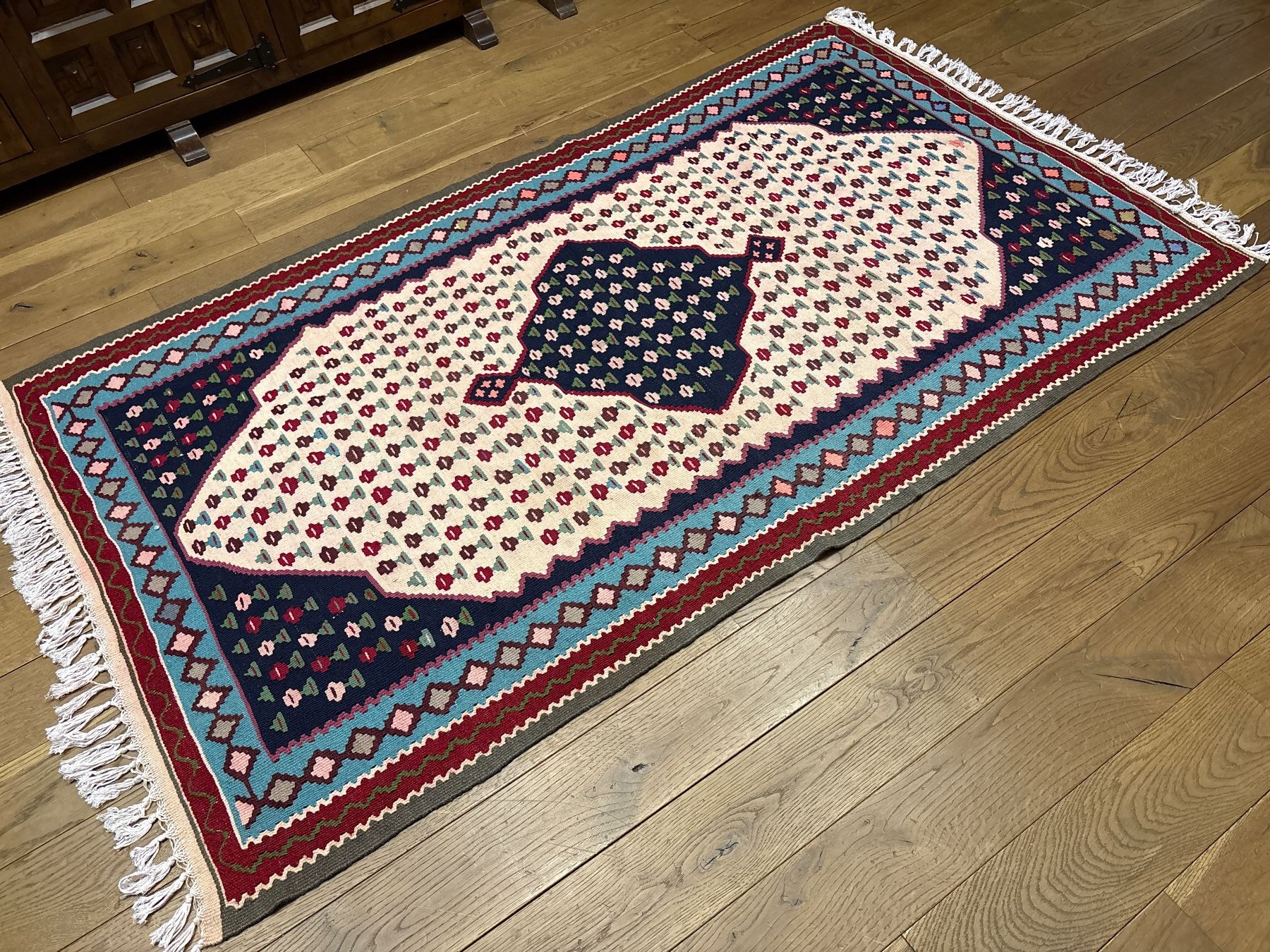 Tappeti: Kelim modern Orientteppich Teppich 174x99 – Usato da Bennau venduto da Mayer_Carpets 3
