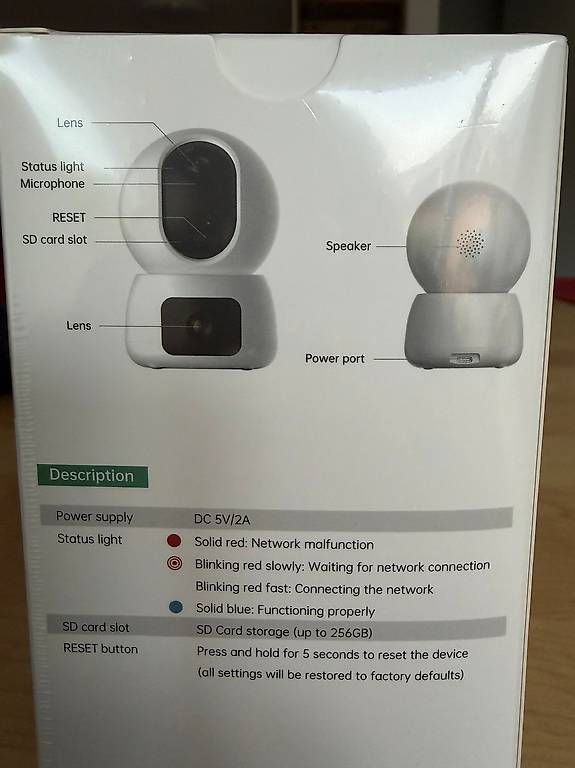 Webcam: Telecamera interna doppia Meari, nuova  – Usato da Losone venduto da nicorama 1