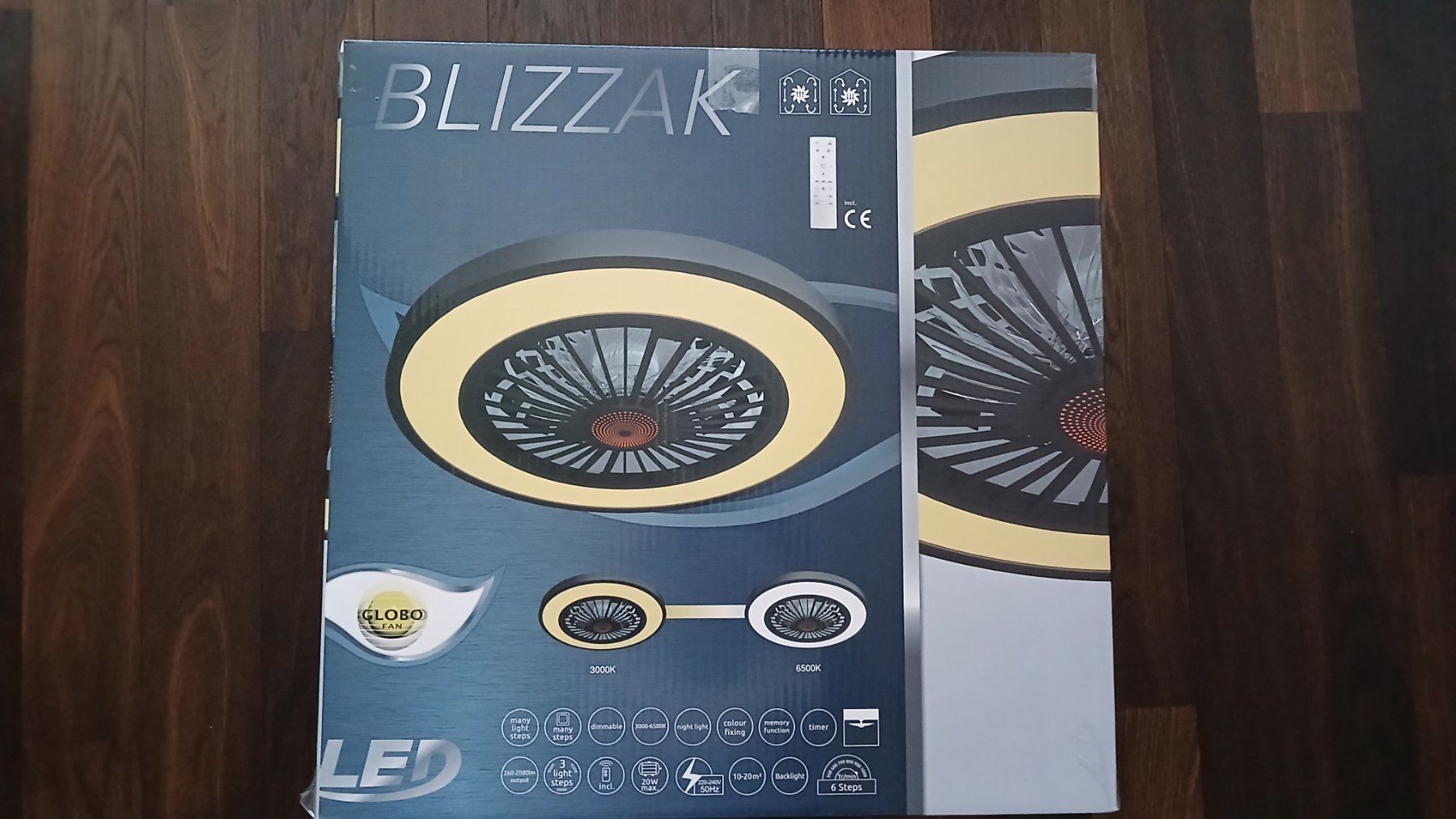 Lampadari & plafoniere: Deckenleuchte mit Ventilator Deckenventilator Blizzak Globo – Nuovo e nell'imballaggio originale da Mauensee venduto da toyoveilside 1