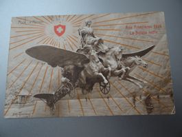 1914 Militär-Karte Flugspende mit Aufdruck ab CHF 1.--