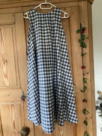 Kleid Rework kariert Grösse 34-36