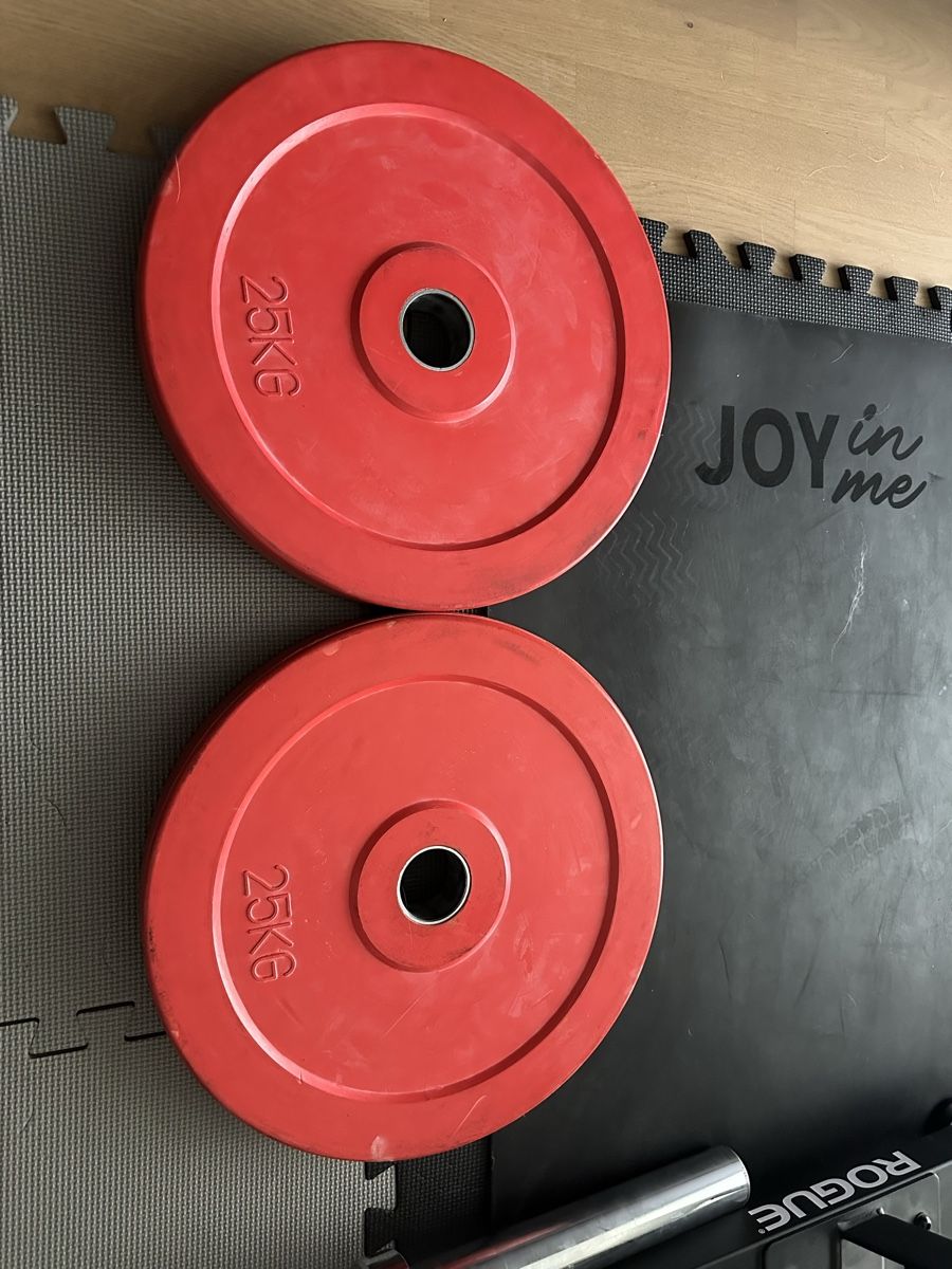 Hanteln & Gewichte: 2x 25 kg Set - weights plates for olympia barbell – Gebraucht aus Dübendorf von ant_2n7p 2