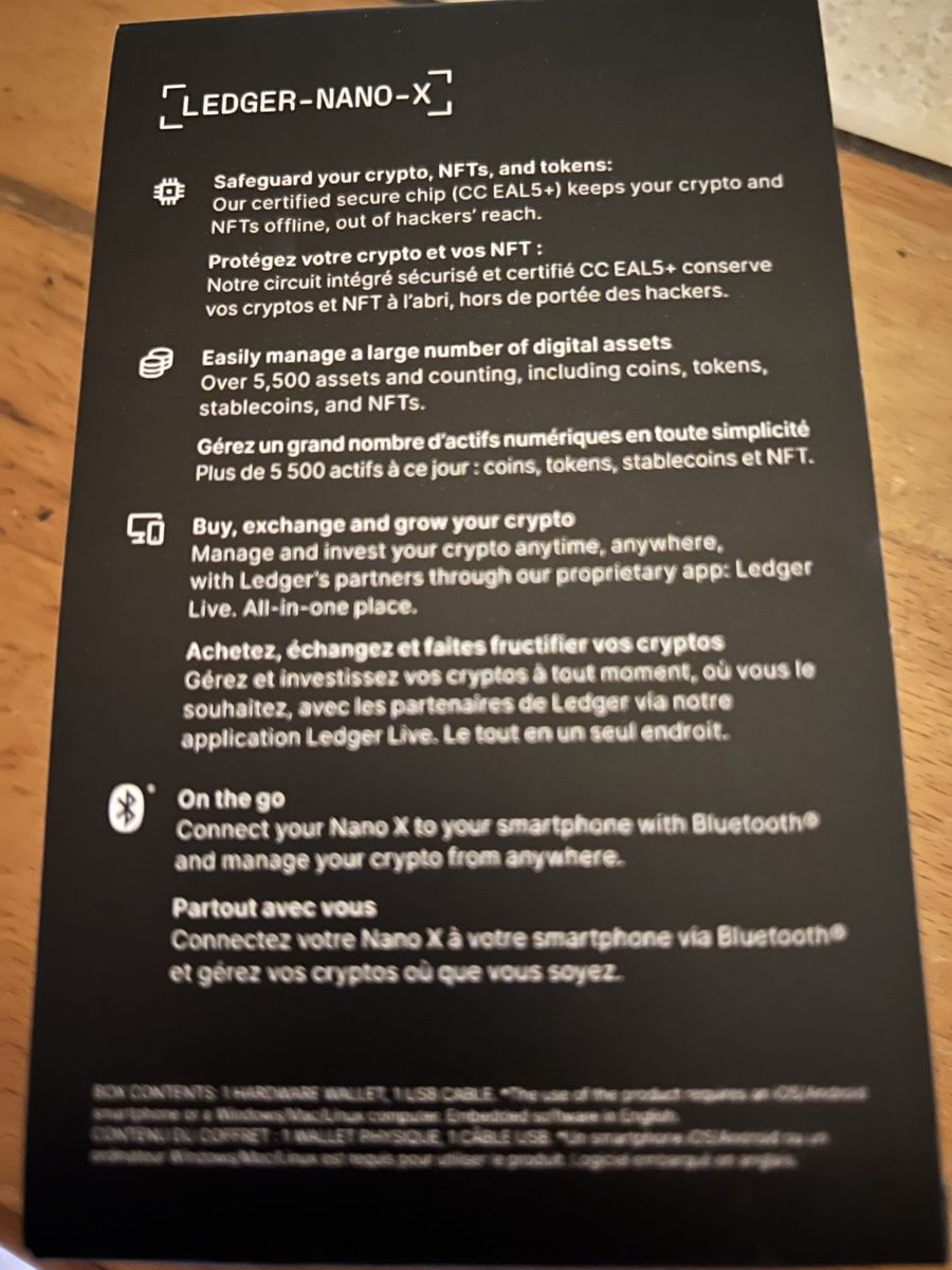 USB Sticks: Ledger Nano X – Neu (gemäss Beschreibung) aus Romanshorn von fabioR03 1