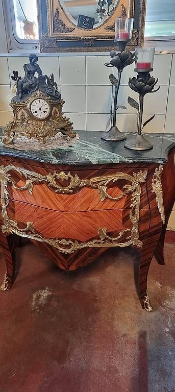 Commodes: Prunk Kommode, Bronze und Marmor, Barock – D'occasion à Kaufdorf par Nati-Nati 6