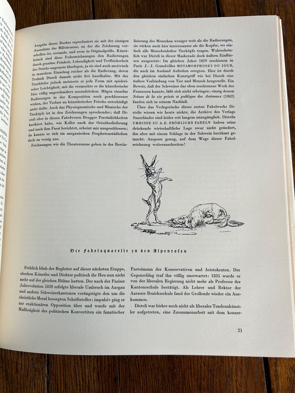 Bücher: Martin Disteli - Romantische Tierbilder – Gebraucht aus Basel von Peter_schlemihl 1
