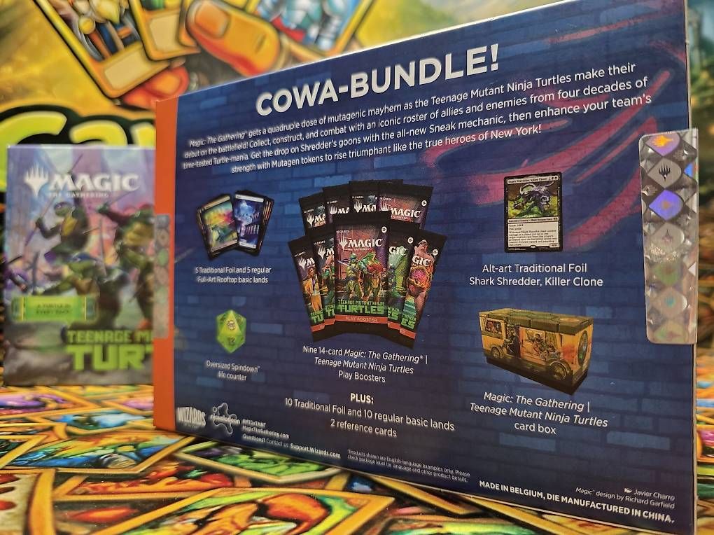 Magic The Gathering Carte collezionabili: Magic: The Gathering Teenage Mutant Ninja Turtles Bundle – Nuovo e nell'imballaggio originale da Zwingen venduto da Cards4U 1