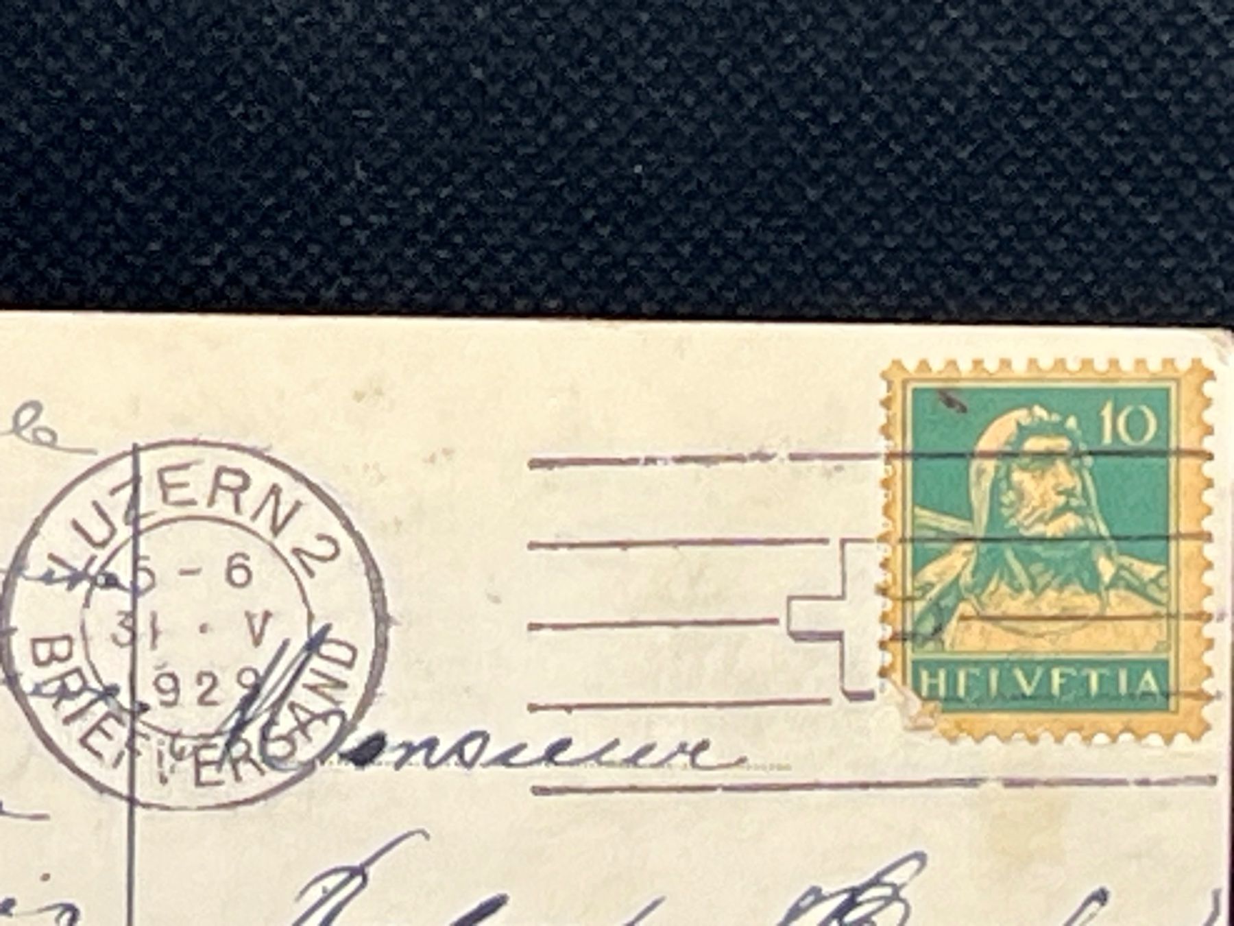 Cartoline postali: Vitznau - Hotel Kreuz – Usato da Widnau venduto da Brusi9 1