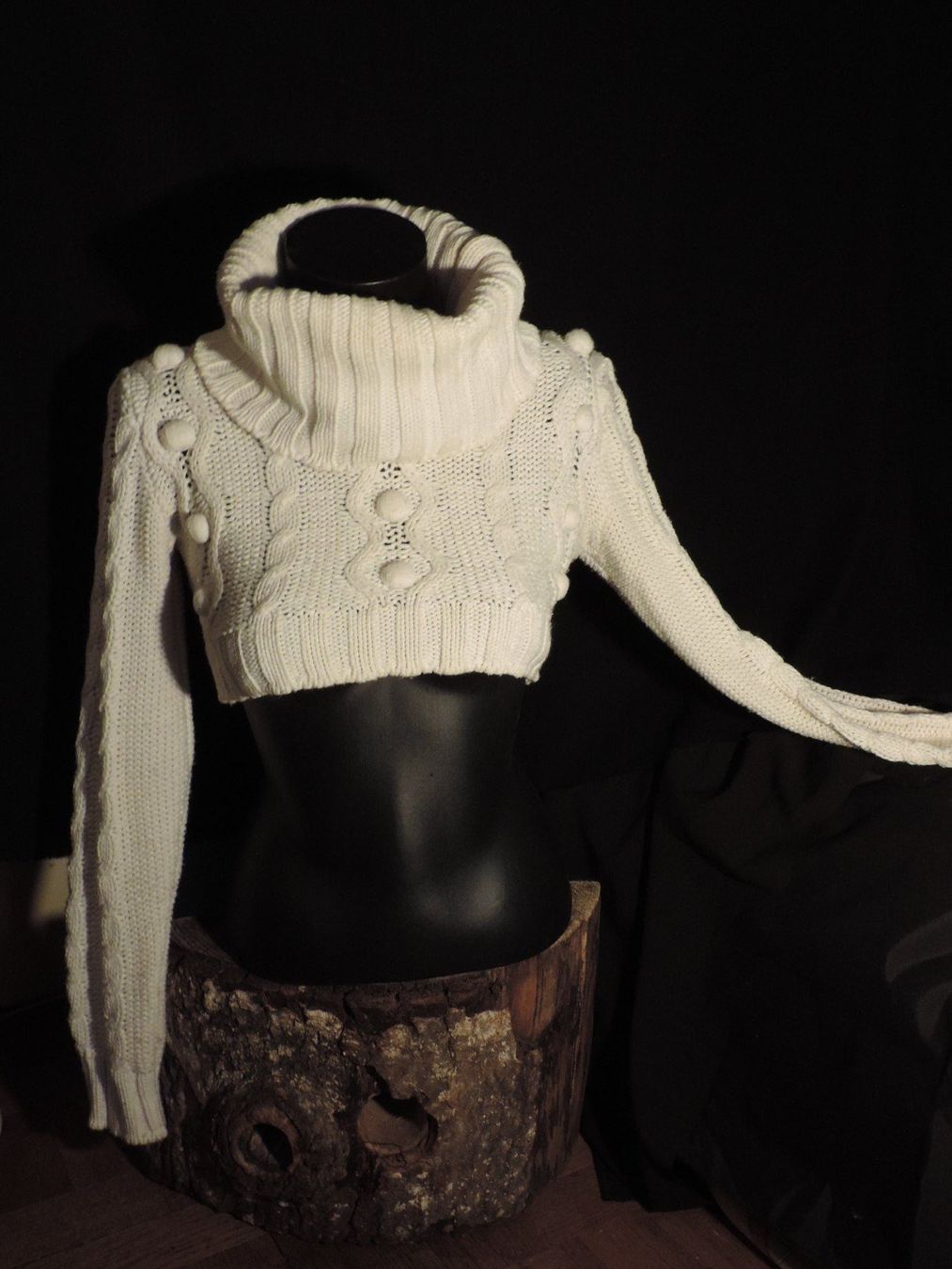 Maglioni & Felpe: pull col roulé en maille blanc – Usato da Genève venduto da Axelle333