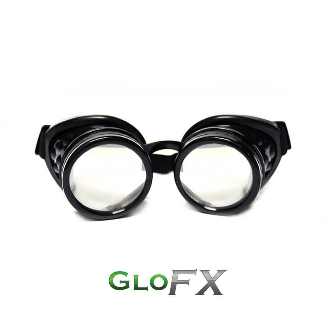 Occhiali & Lenti: GloFX Diffraktion Goggles - Schwarz/klar – Nuovo e nell'imballaggio originale da Spreitenbach venduto da ravepro 1