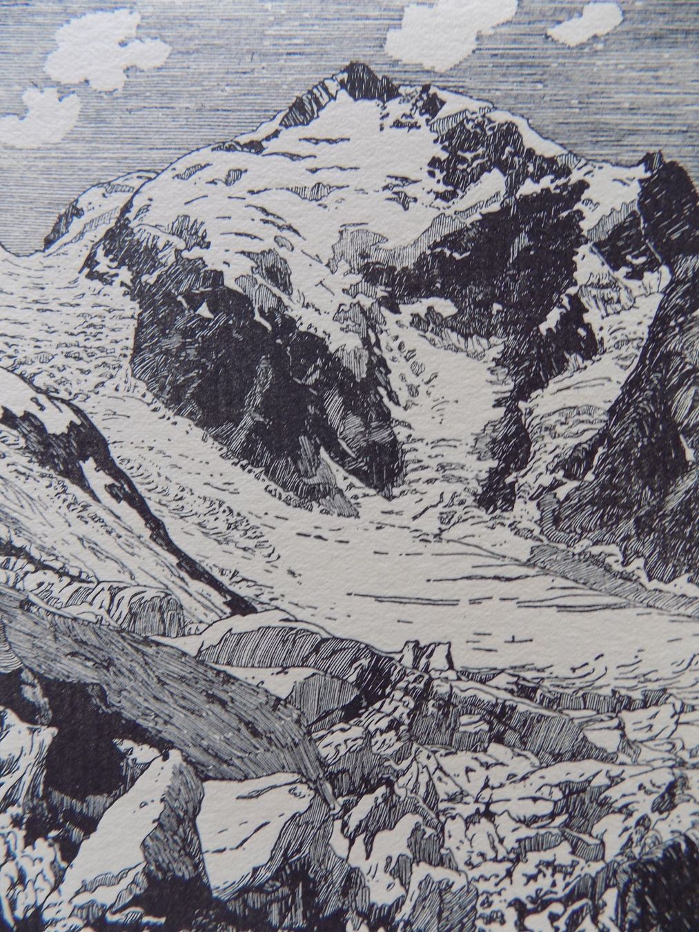 Gravures: Piz Bernina – D'occasion à Risch par Rischli15 5