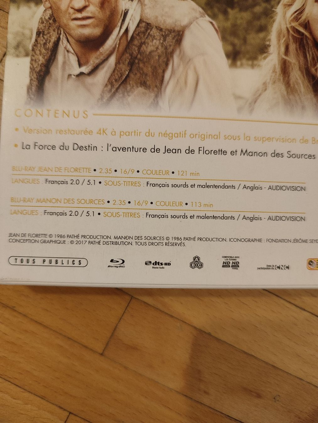 Tutti i DVDs: Jean de Florette - Manon des sources – Usato da Bougy-Villars venduto da Vogue 2