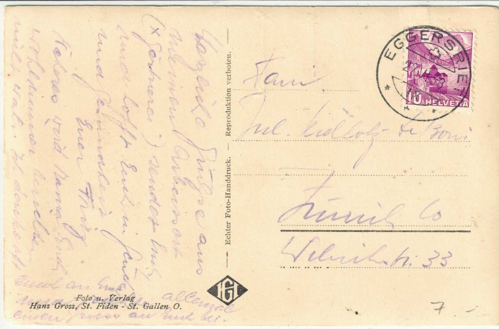 Cartes postales: Eggersriet - Generalansicht – D'occasion à Ettingen par Kartenplanet 1
