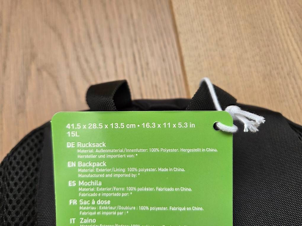 Rucksäcke: Rucksack 15l / 28.5*13.5cm – Neu und originalverpackt aus Ennetbürgen von Riwemogmbh 2