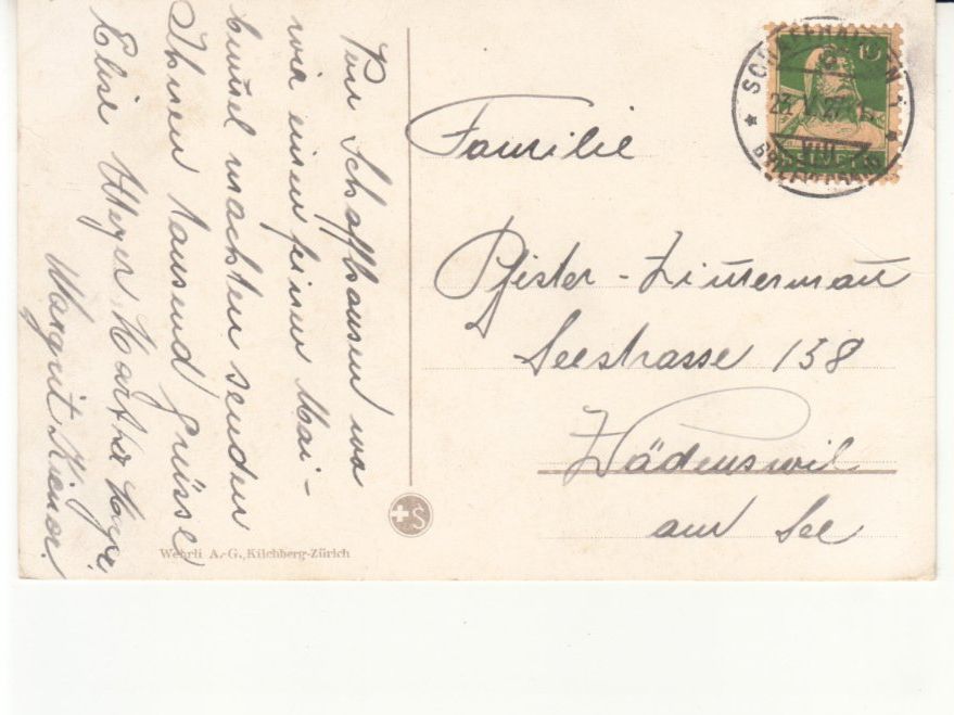 Cartes postales: Schaffhausen 1927 – D'occasion à Bürglen TG par StampGraf 1