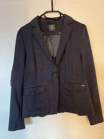 Nile Damen Blazer, Gr. 38 40 M / L, Dunkelblau, Top Zustand!
