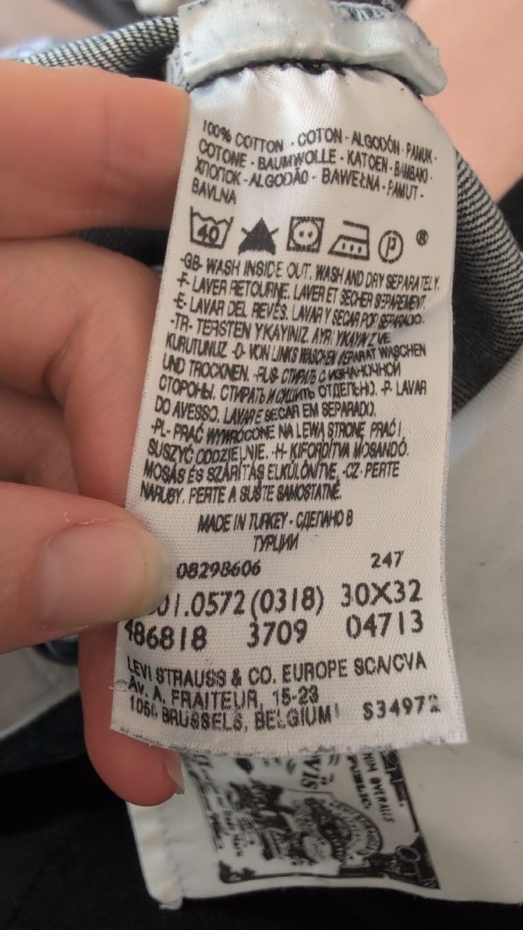Jeans: Levi's 501 Size W30 L32 – Gebraucht aus Ettingen von hms_w27b 4
