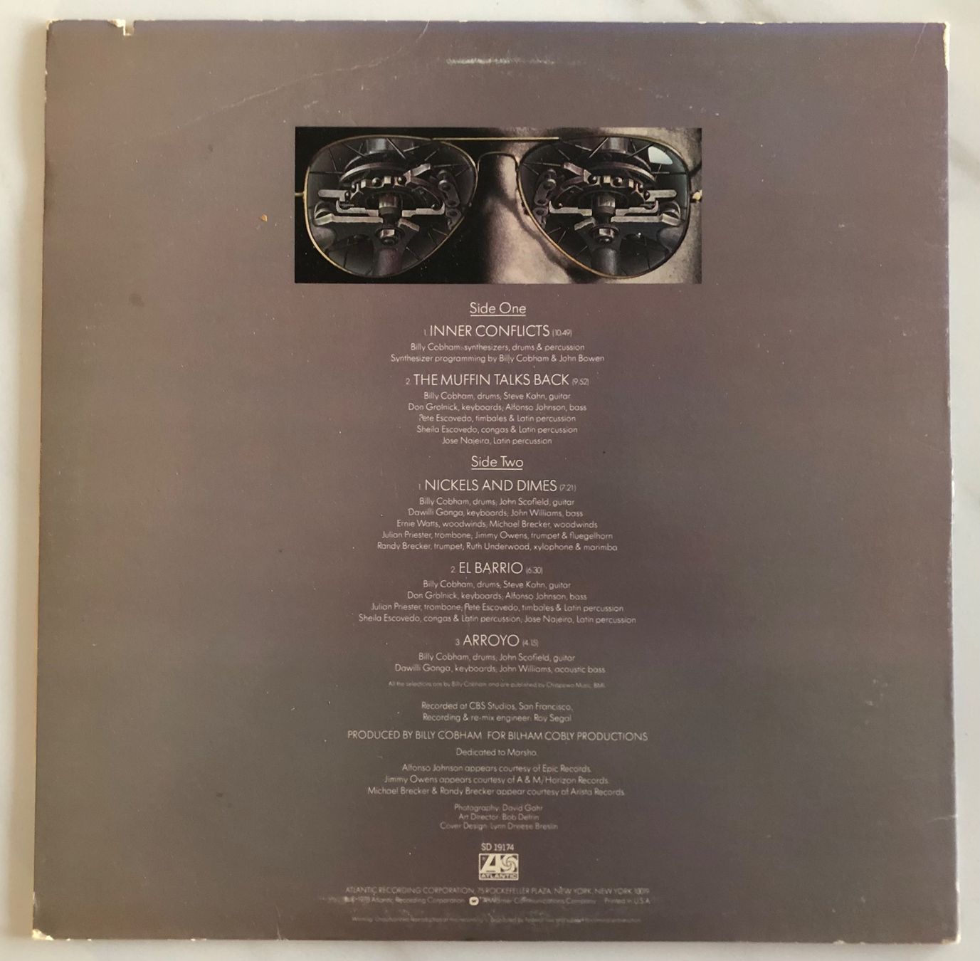 Schallplatten: BILLY COBHAM - INNER CONFLICTS – Gebraucht aus Poliez-Pittet von Newtown-Records 1