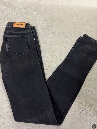 Acne Slim Fit Jeans mit Raffung, Grösse 24/32