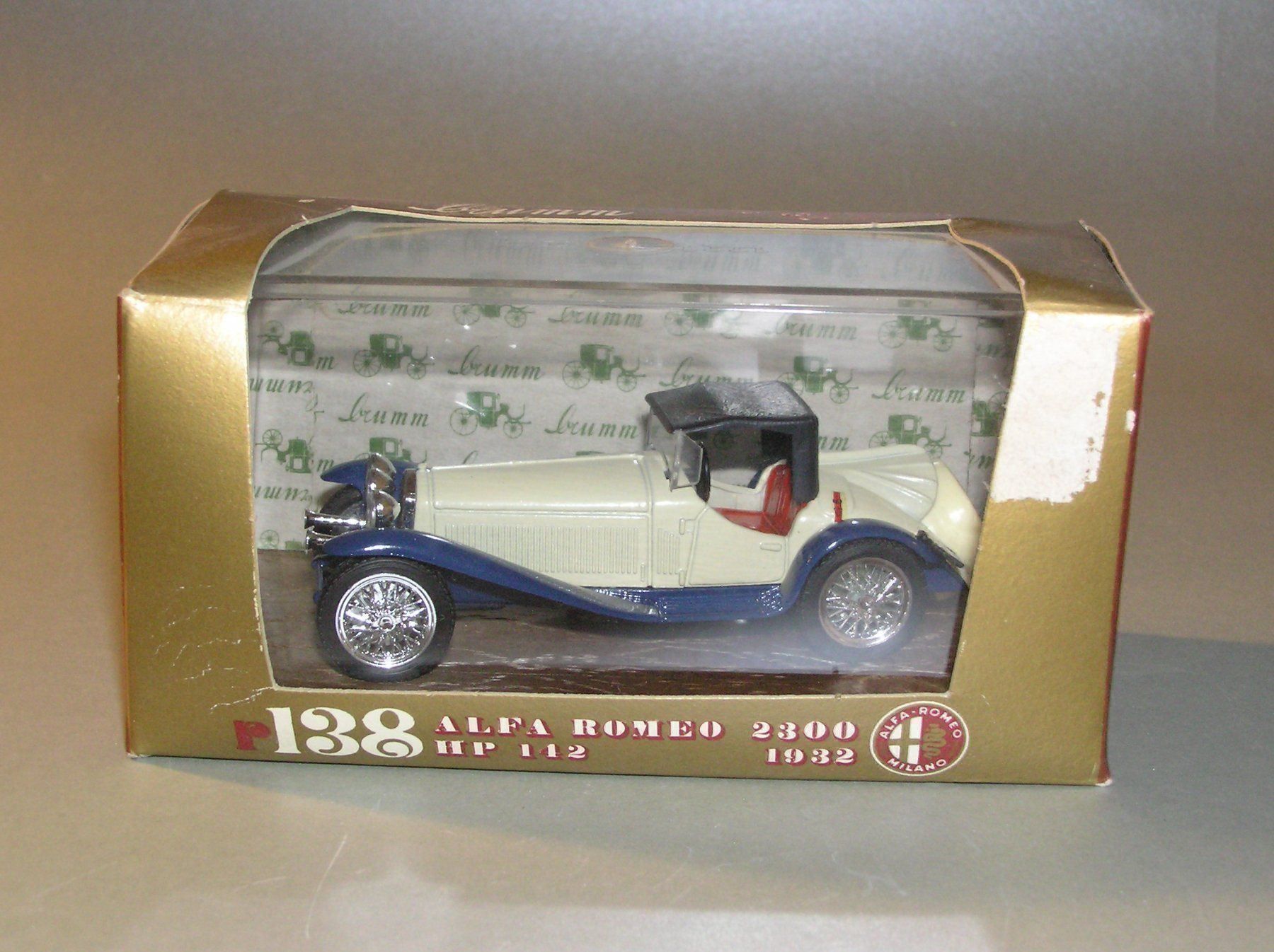 Brumm Modellini d'auto: BRUMM ALFA ROMEO 1932 – Usato da Grenchen venduto da country59 1