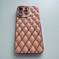 Luxus Schutzhülle Cover Case Etui in Pink für iPhone 14 Pro