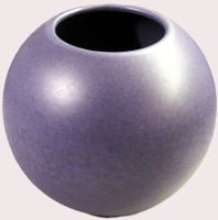 💙 Vintage Kugelvase Keramik Blau Kugel Vase Retro! 🌟💫