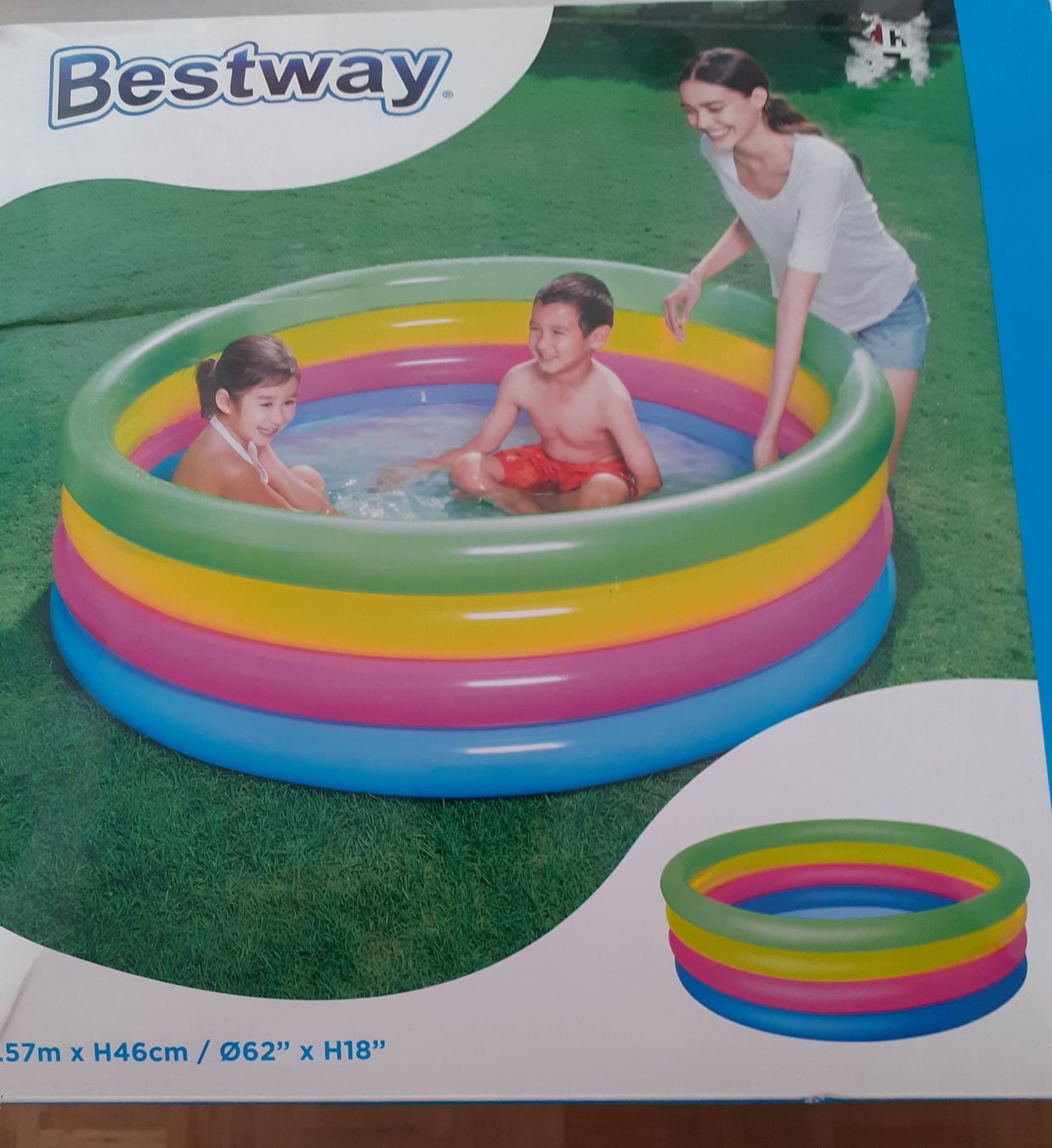 Piscine: Wasserpool Kinderbecken NEU – Nuovo e nell'imballaggio originale da Yverdon venduto da DerStorchUndDieBiene