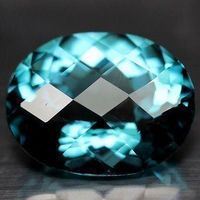 Amethyst Kissen Blau 27.10ct
