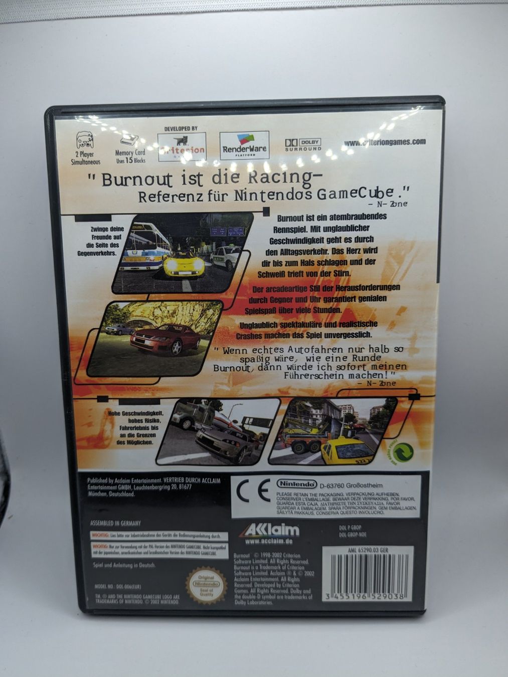 Nintendo Spiele: Burnout  - Nintendo Gamecube Game – Gebraucht aus Hünenberg See von SpecialEditionGaming 2
