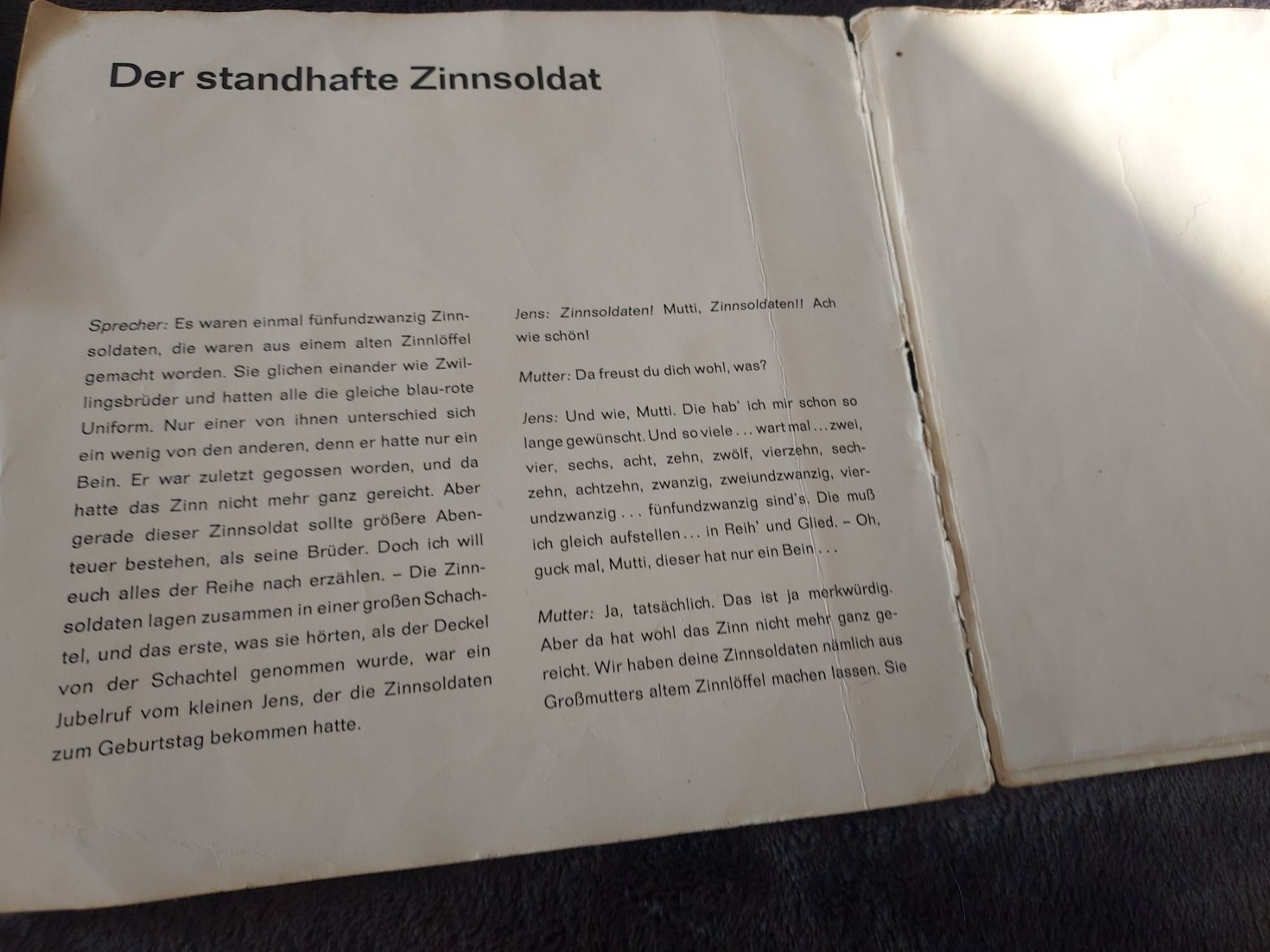 Schallplatten: Der standhafte Zinnsoldat – Gebraucht aus Dübendorf von Seth2167 2