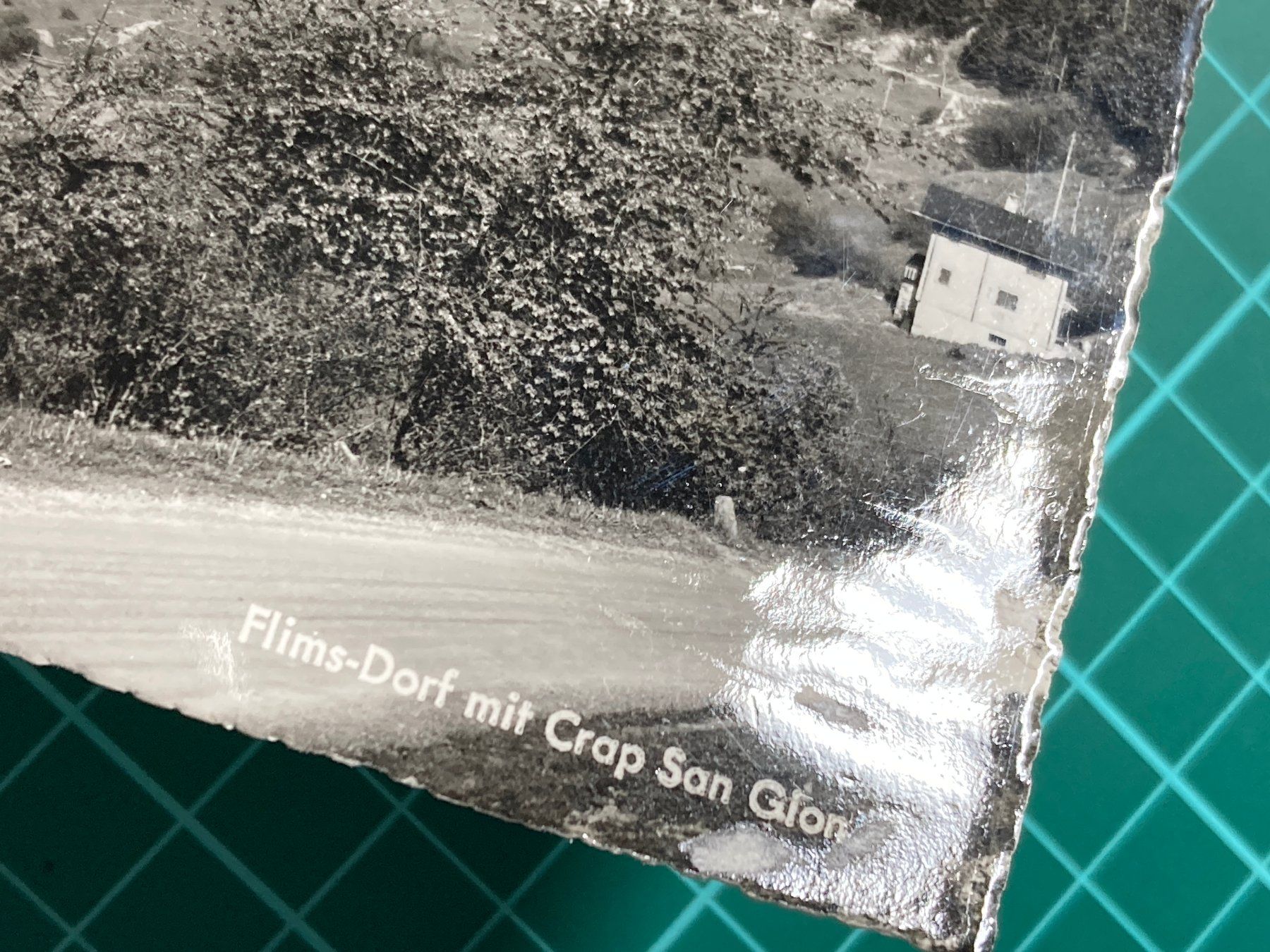 Cartoline postali: Flims - Dorf, Crap San Gion – Usato da Lenzburg venduto da fh1 4