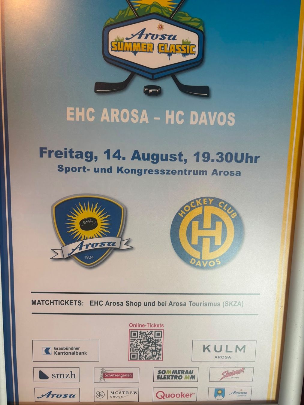 Biglietti: 2 Erw. + 2 Kinder | Arosa - Davos | 14.08 – Usato da Küsnacht ZH venduto da mal_59kw