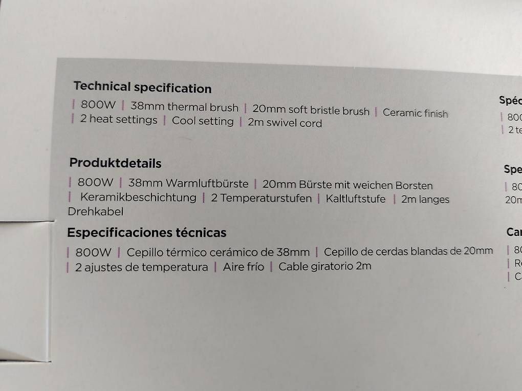 BaByliss Piastre & Arricciacapelli: Babyliss Warmluftbürste Shape Smooth AS82CHE – Usato da Wohlen AG venduto da gnabbr 4