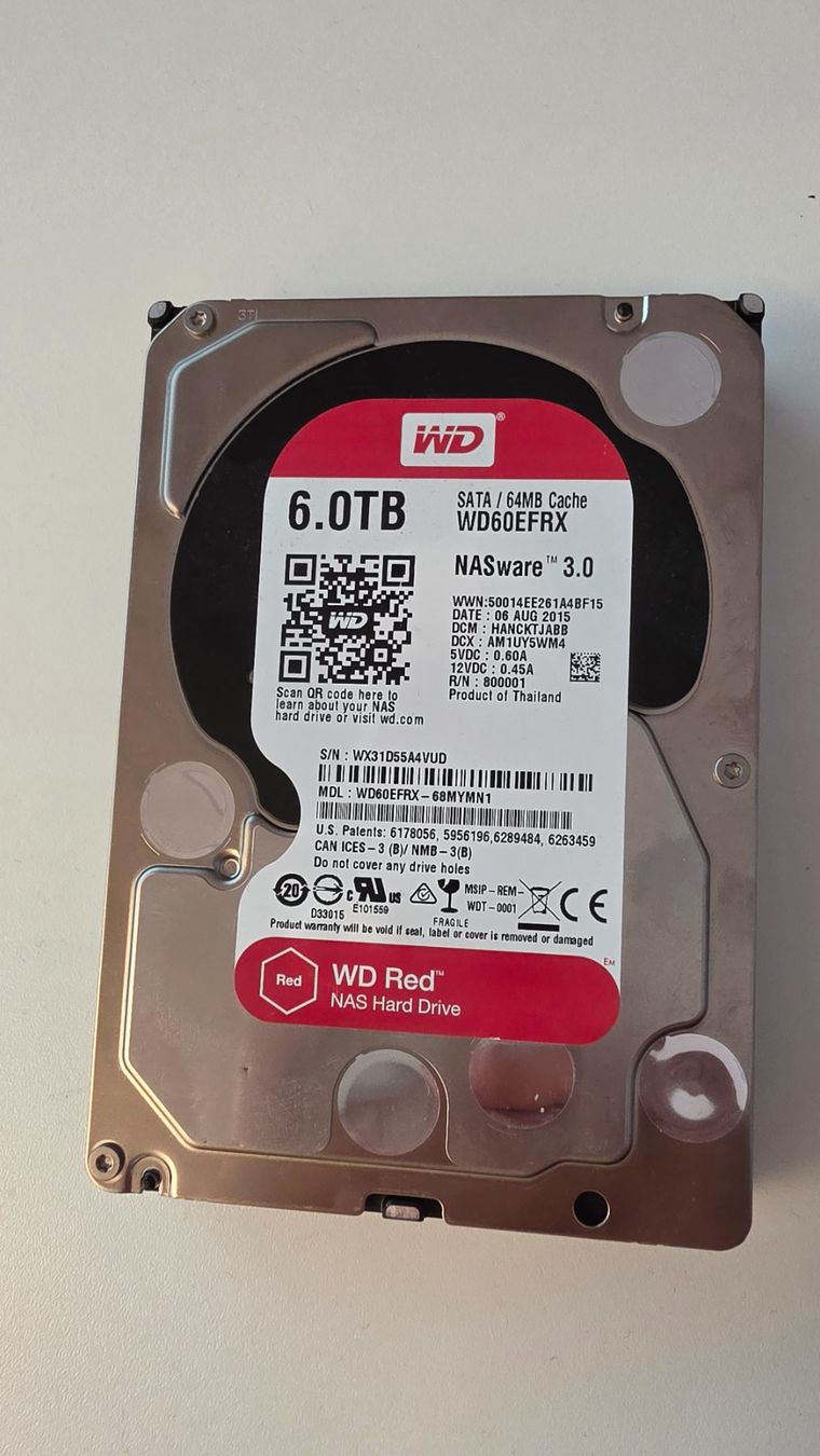 Western Digital Dischi rigidi: 6TB HDD WD Red NAS – Usato da Künten venduto da Thozogg