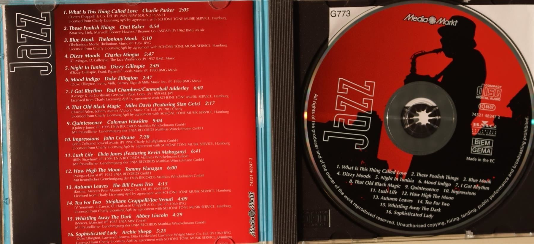 CD: Jazz – Diverse Interpreten – Usato da Luzern venduto da CONTENTI 2