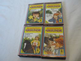 4x Die verschworenen Freunde - rar Kinder Hörspiel