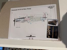 1/48 RIVETS KAWASAKI KI-61-ld HIEN TONY FÜR TAMIYA